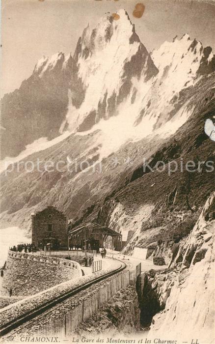 Chamonix Gare des Montenvers Charmoz