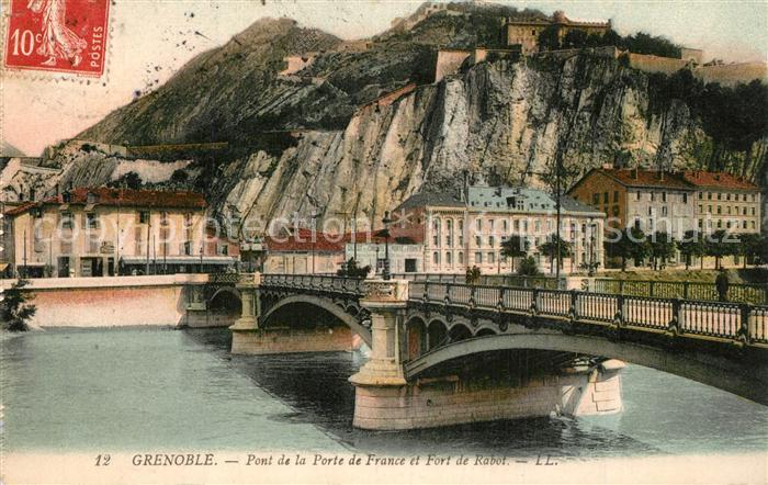 Grenoble Pont de la Porte de France Fort de Rabot