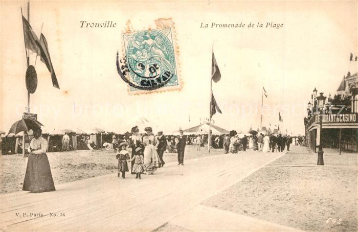 Trouville-sur-Mer Promenade de la Plage