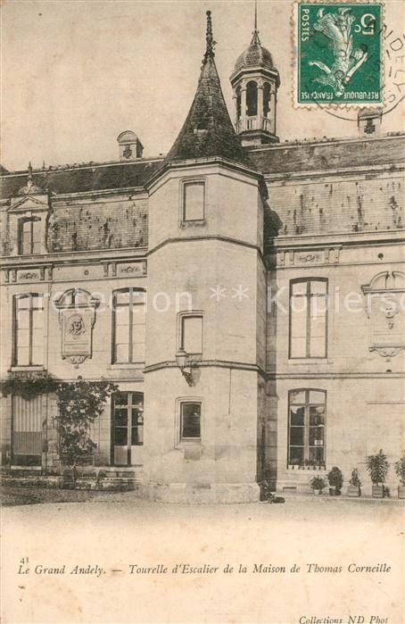 Le Grand Andely Tourelle d Escalier de la Maison de Thomas Corneille