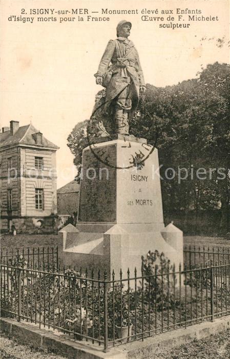 Isigny-sur-Mer Monument eleve aux Enfants