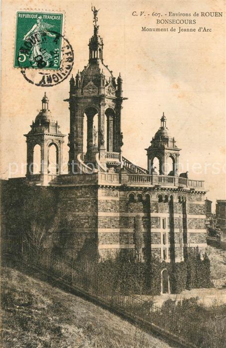 Bonsecours 76 Monument de Jeanne d Arc