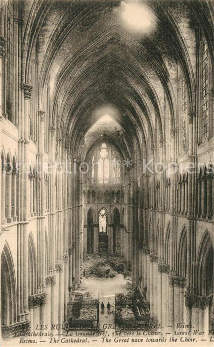 Reims Champagne Ardenne Cathedrale Ruines