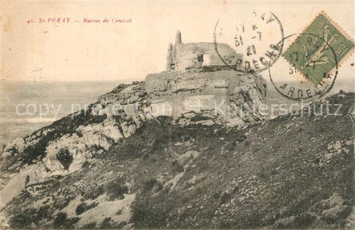 Saint-Peray Ruines de Crussol