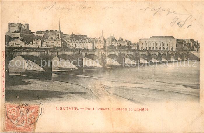 Saumur Pont Cessart Chateau Theatre