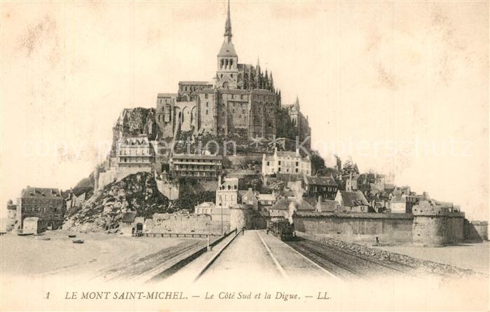 Le Mont-Saint-Michel Cote Sud Digue