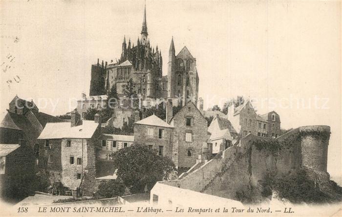 Le Mont-Saint-Michel Abbaye Remparts Tour du Nord