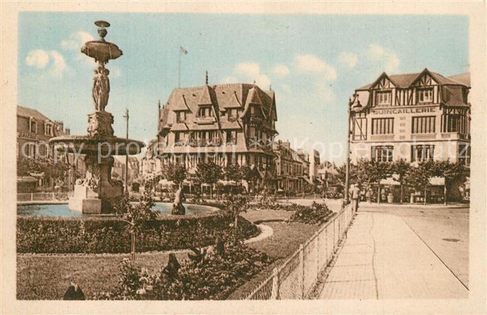 Deauville-sur-Mer Plage Fleurie Place Morny