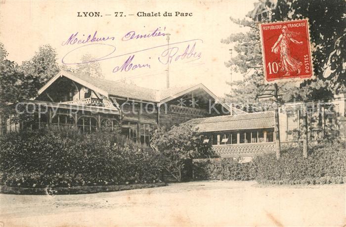 Lyon France Chalet du Parc