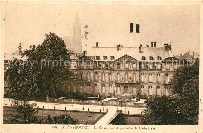 Strasbourg Alsace Commisariat general Cathedrale
