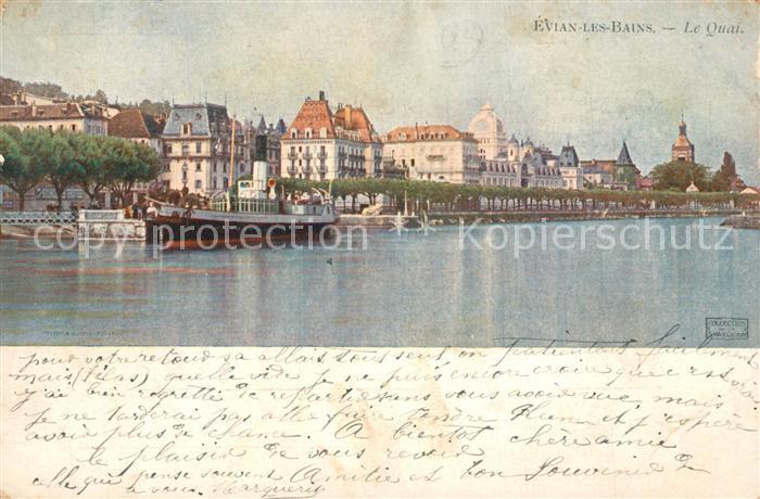 Evian-les-Bains Haute Savoie Le Quai
