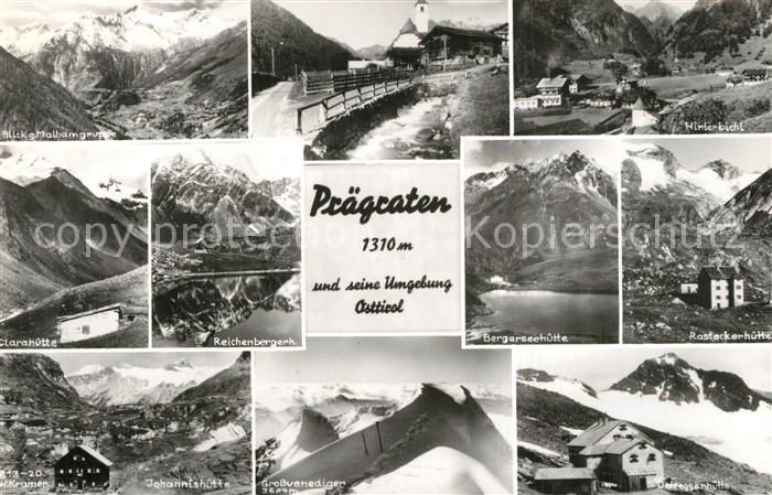 Pr?graten Grossvenediger Hinterbichel Bergerseeh?tte Rostockerh?tte Defreggenh?t