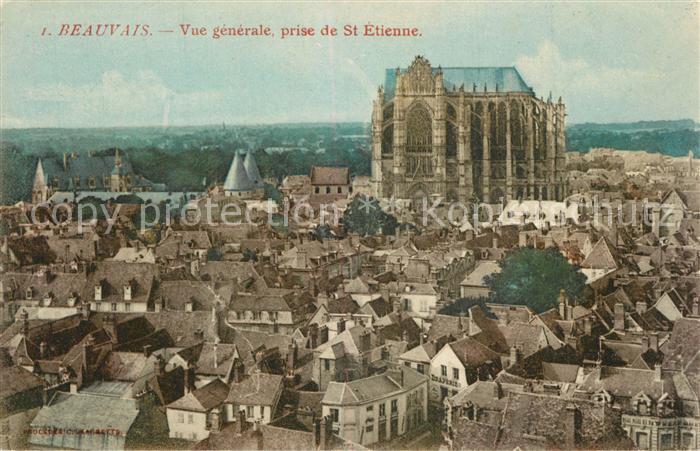 Beauvais 60 Vue prise de St. Etienne