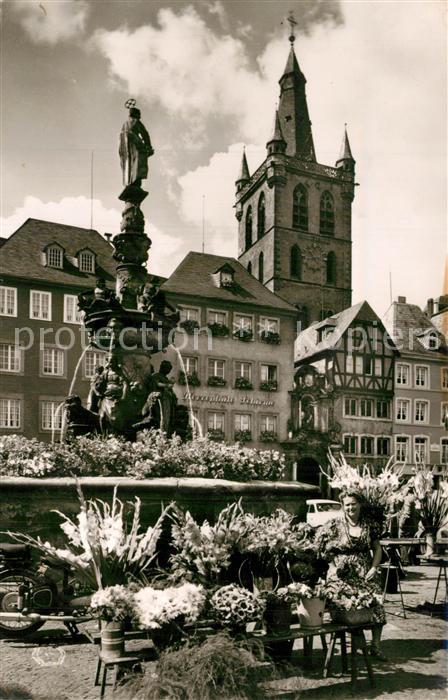 Trier Petrusbrunnen mit St. Gongolph