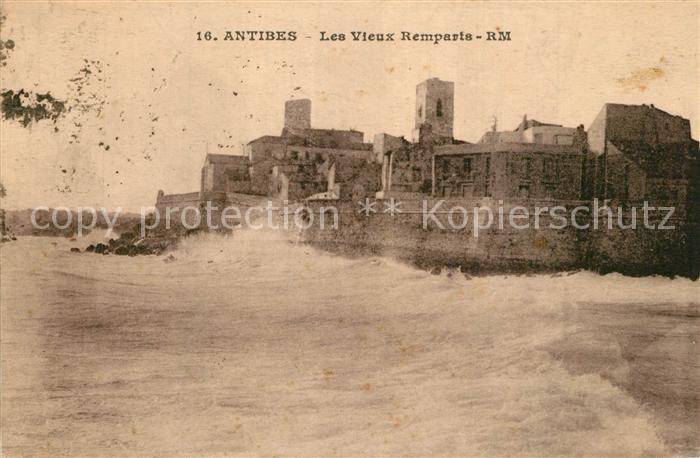 Antibes Alpes Maritimes Les Vieux Ramparts