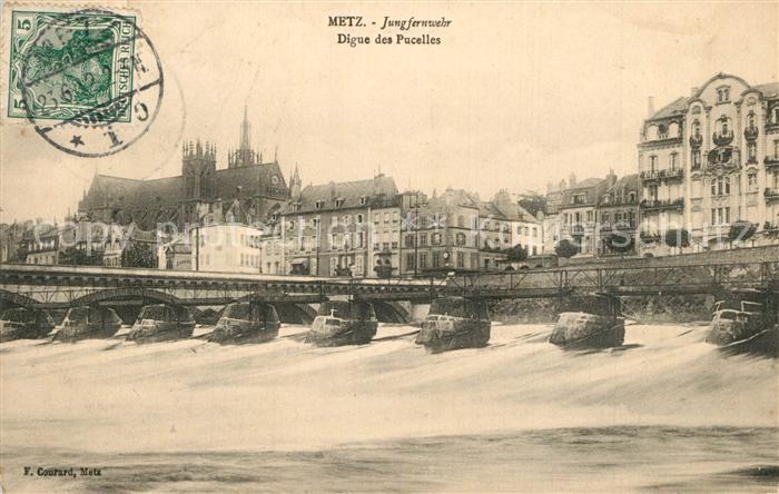 Metz  57 Moselle Jungfernwehr