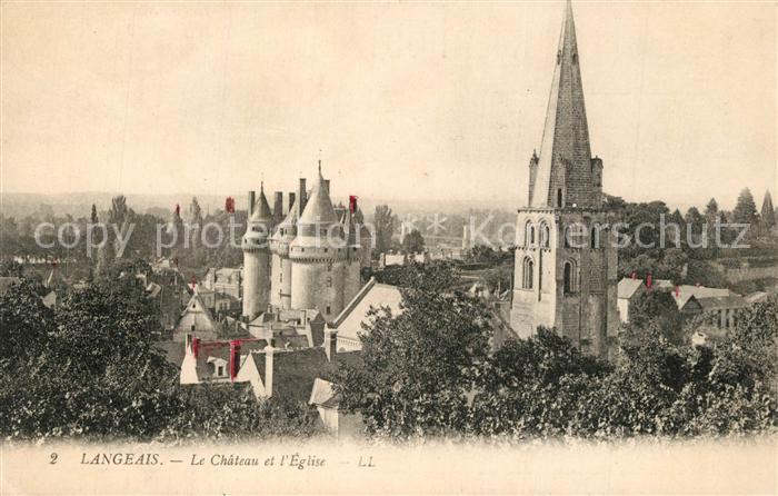 Langeais Chateau Eglise