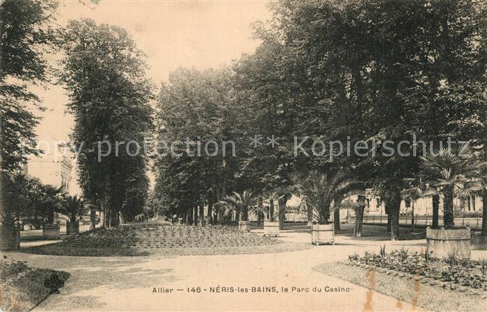 Allier Neris-les-Bains Parc du Casino