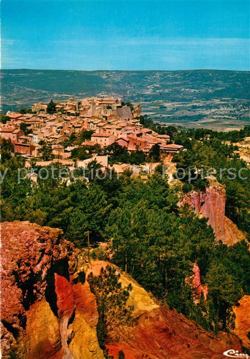 Roussillon Vaucluse Fliegeraufnahme