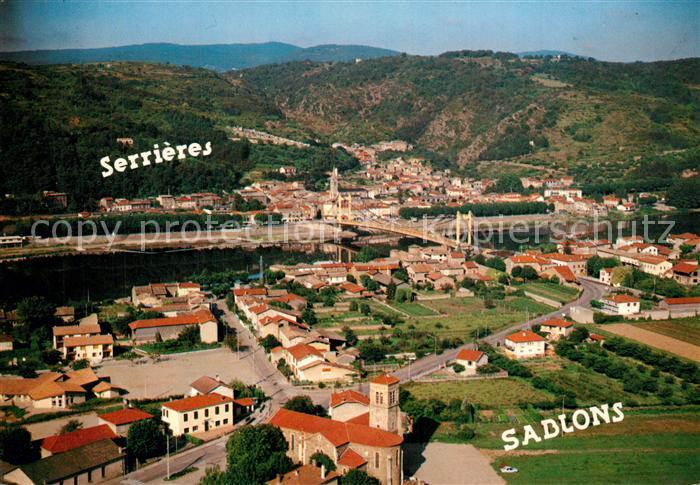 Sablons Isere Fliegeraufnahme Serrieres