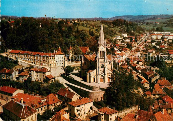 La Tour-du-Pin Fliegeraufnahme Eglise