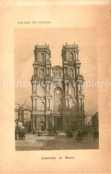 Rennes Ille-et-Vilaine Cathedrale Collection Eglises de France
