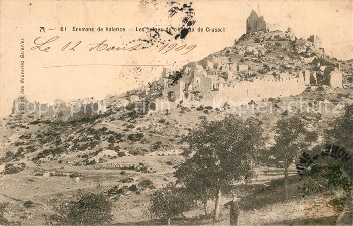 Valence 26 Ruines du Chateau de Crussol