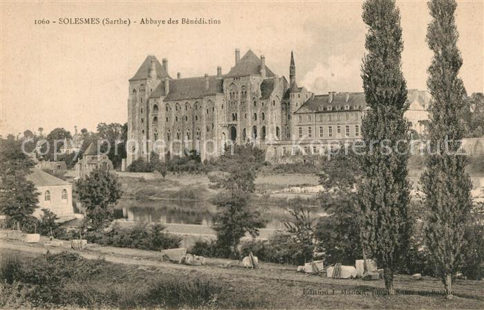 Solesmes Sarthe Abbaye des Bénédictins