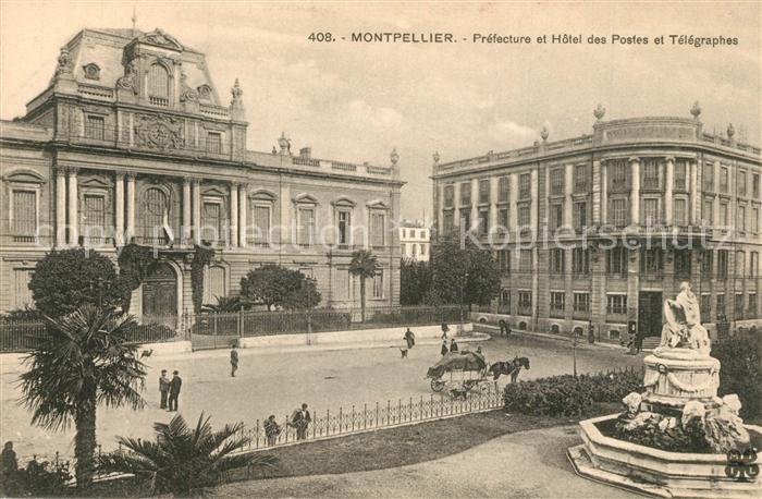 Montpellier Herault Prefecture Hôtel des Postes et Télégraphes Monument