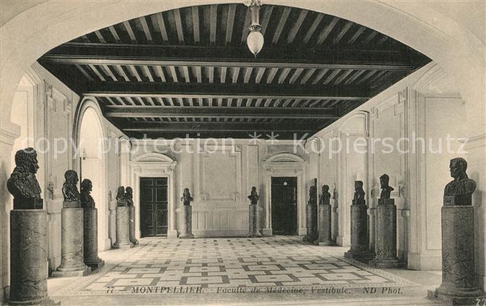 Montpellier Herault Faculté de Médecine Véstibule