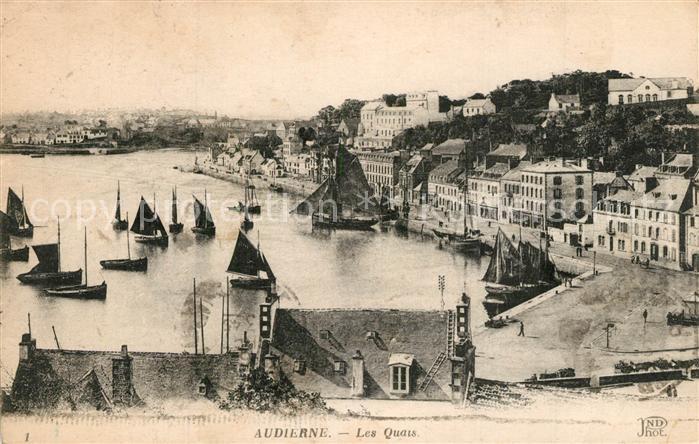 Audierne Les Quais Port Bateaux