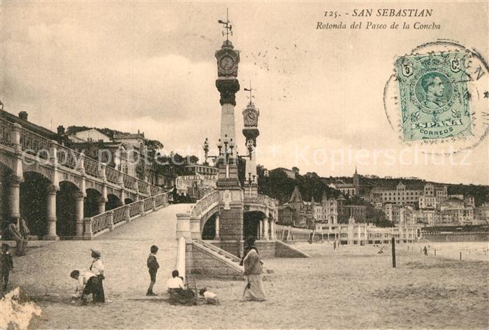 San Sebastian  Pais Vasco ES Rotonda del Paseo de la Concha