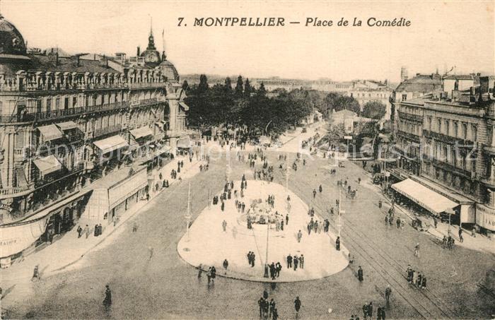 Montpellier Herault Place de la Comédie