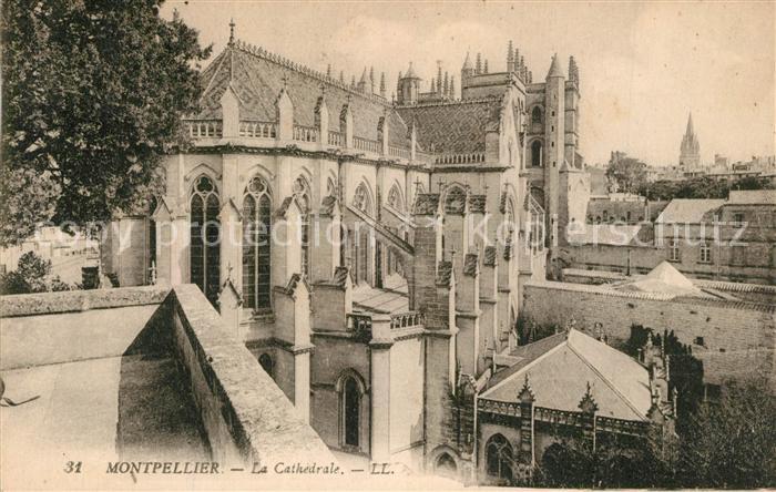 Montpellier Herault La Cathedrale