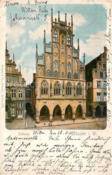 Muenster Westfalen Rathaus