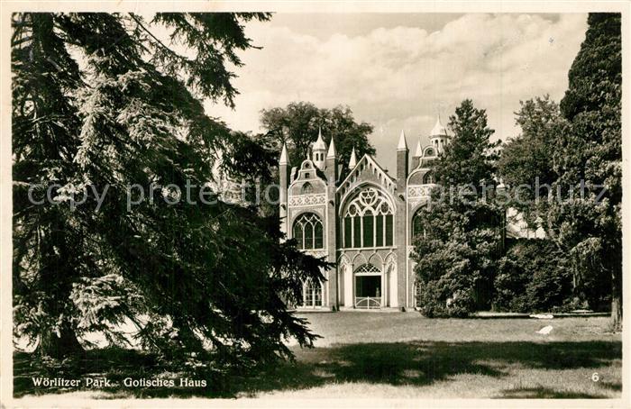 Woerlitz Woerlitzer Park Gotisches Haus