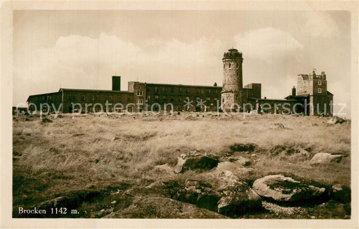 Brocken Harz Aussichtsturm Berghotel