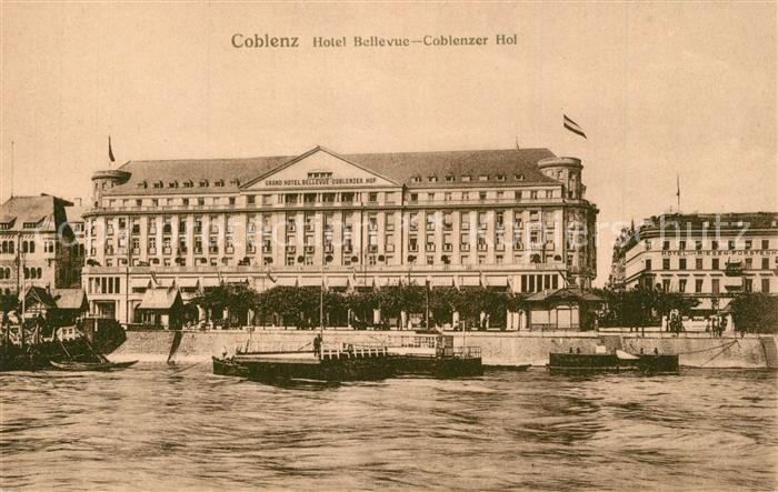 Koblenz Rhein Hotel Bellevue Koblenzer Hof am Rhein