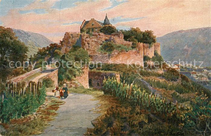 Bad Muenster Stein Ebernburg Burg Ebernburg Kuenstlerserie Wiro Nr. 2062C