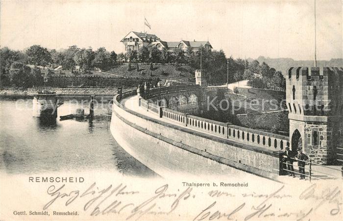 Remscheid Talsperre Sperrmauer