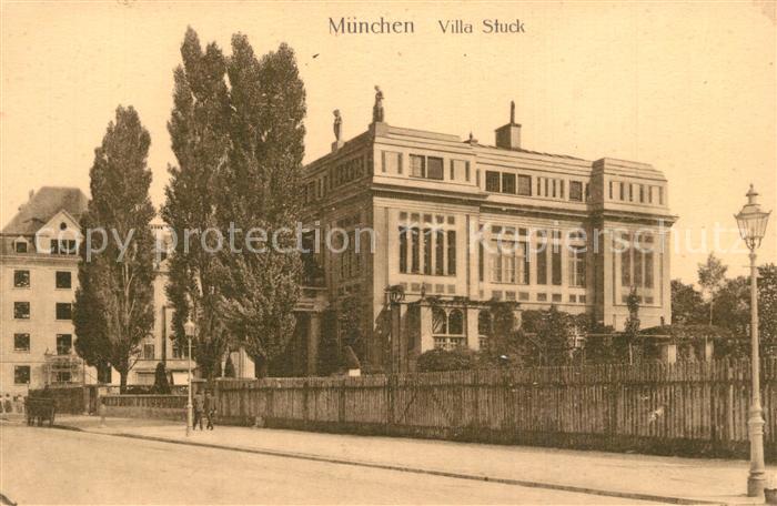 Muenchen Villa Stuck Schillermonument