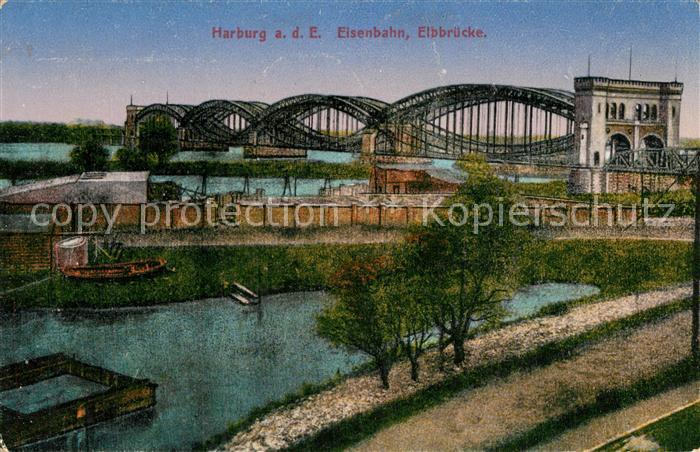 Harburg Hamburg Eisenbahn Elbbruecke