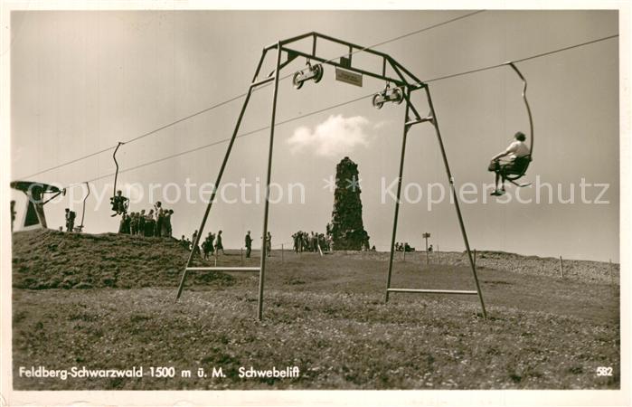 Feldberg Schwarzwald Schwebelift Bismarckdenkmal auf dem Seebuck