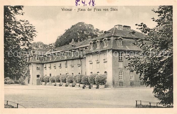 Weimar Thueringen Haus der Frau von Stein