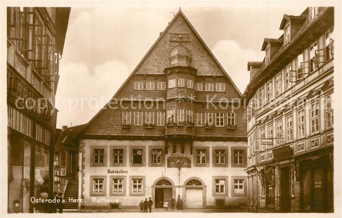 Osterode Harz Rathaus Altstadt