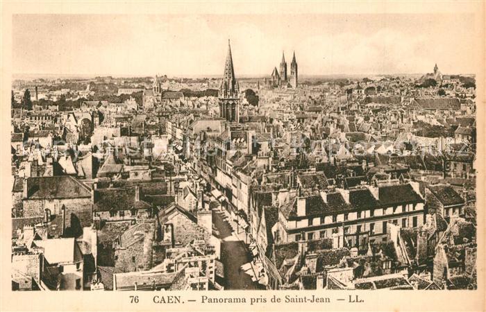 Caen Panorama pris de Saint Jean