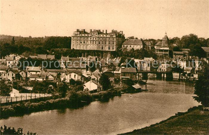 Sable-sur-Sarthe Vue sur la ville Chateau