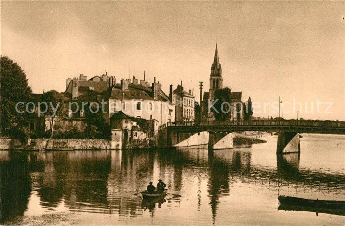 Sable-sur-Sarthe Les grands ponts et l'Eglise