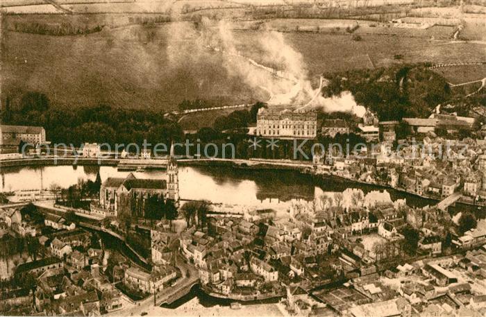 Sable-sur-Sarthe Vue aérienne