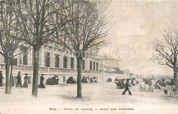 Pau 64 Hôtel de France Boulevard des Pyrénées